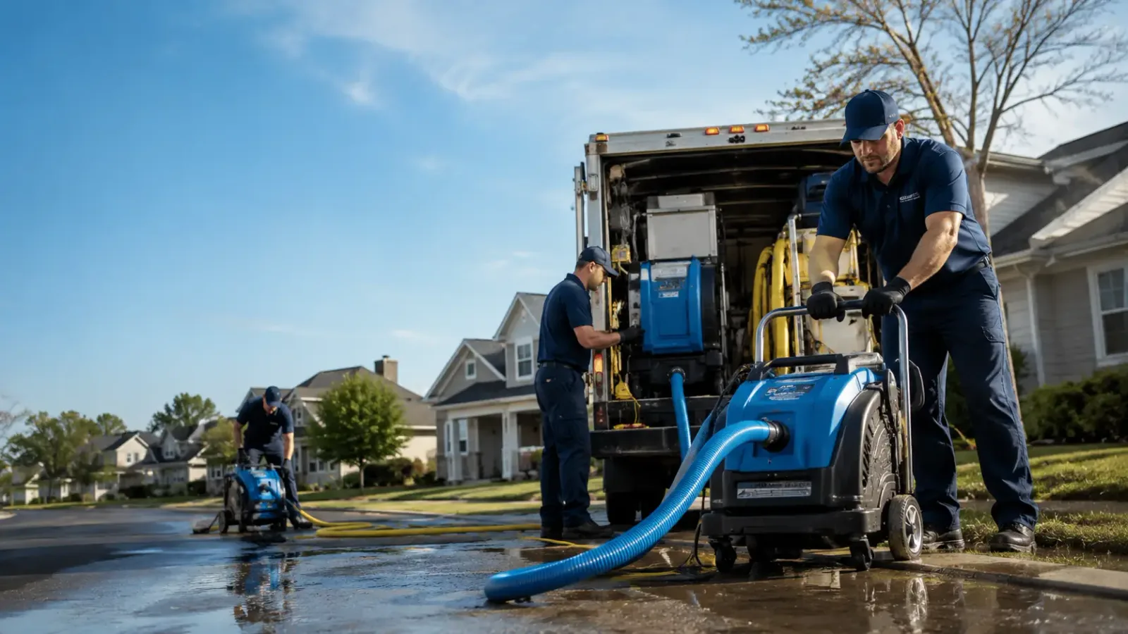 Flood Damage Cleanup in Red Hill, PA
